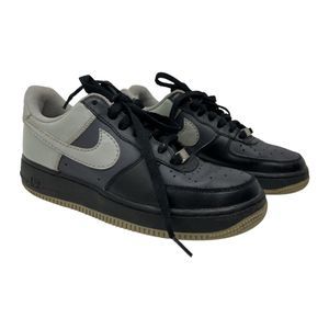 Nike Air Force 1 low GS Sneakers 6 Youth black grey retro lifestyle shoes